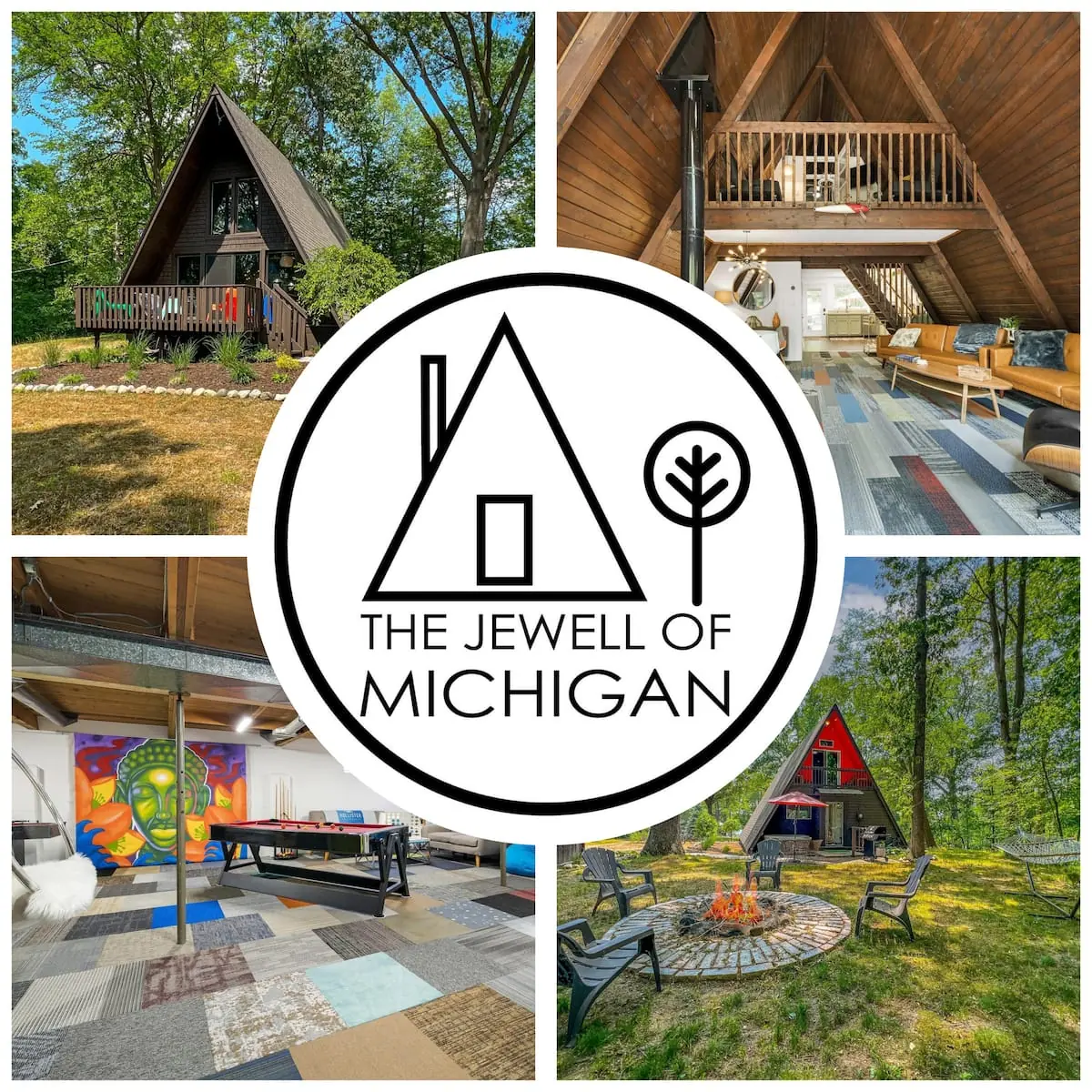 The Jewell A-Frame — White Lake, MI