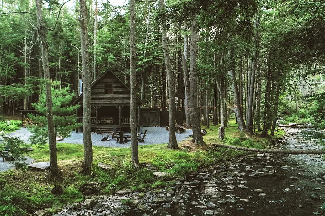 Little River Log Cabin — Eldred, NY