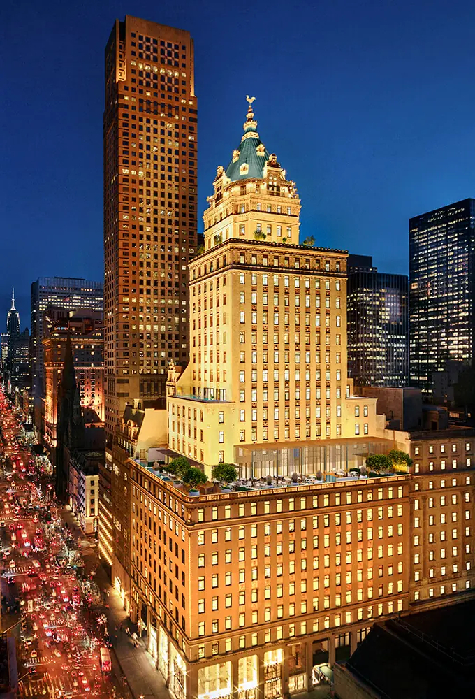 Aman New York — sauna and spa facilities