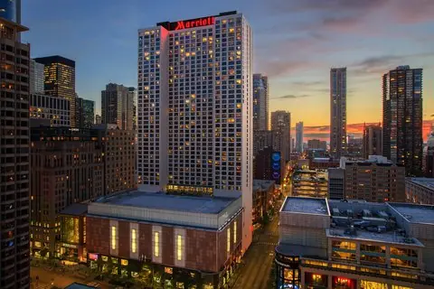 Chicago Marriott Downtown Magnificent Mile — sauna and spa facilities